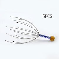 Top Gear 0 5pcs Random Hair Hair Raising Octopus Scalp Massager Massage Claw Manual Massager Head Massager  Grasper
