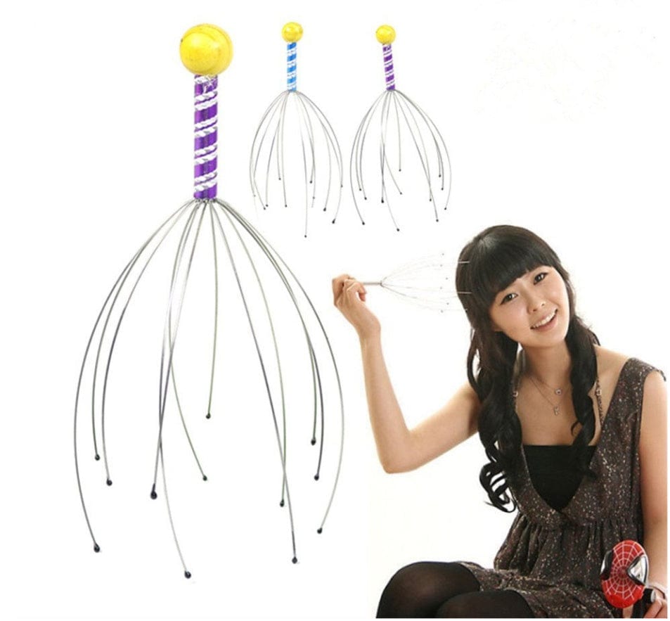 Top Gear 0 Hair Hair Raising Octopus Scalp Massager Massage Claw Manual Massager Head Massager  Grasper