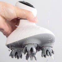 Top Gear 0 White Rechargeable Waterproof Head Massager Electric Scalp Massager