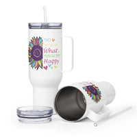 Top Gear 40 oz Do What Makes You Happy Stainless Steel Tumbler
