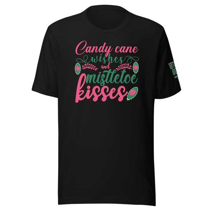 Top Gear Black / XS Candy Cane Wishes T-Shirt