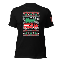 Top Gear Black / XS Christmas Fire Truck T-Shirt