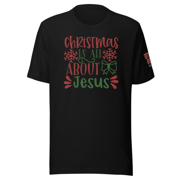 Top Gear Black / XS Christmas is All About Jesus T-Shirt