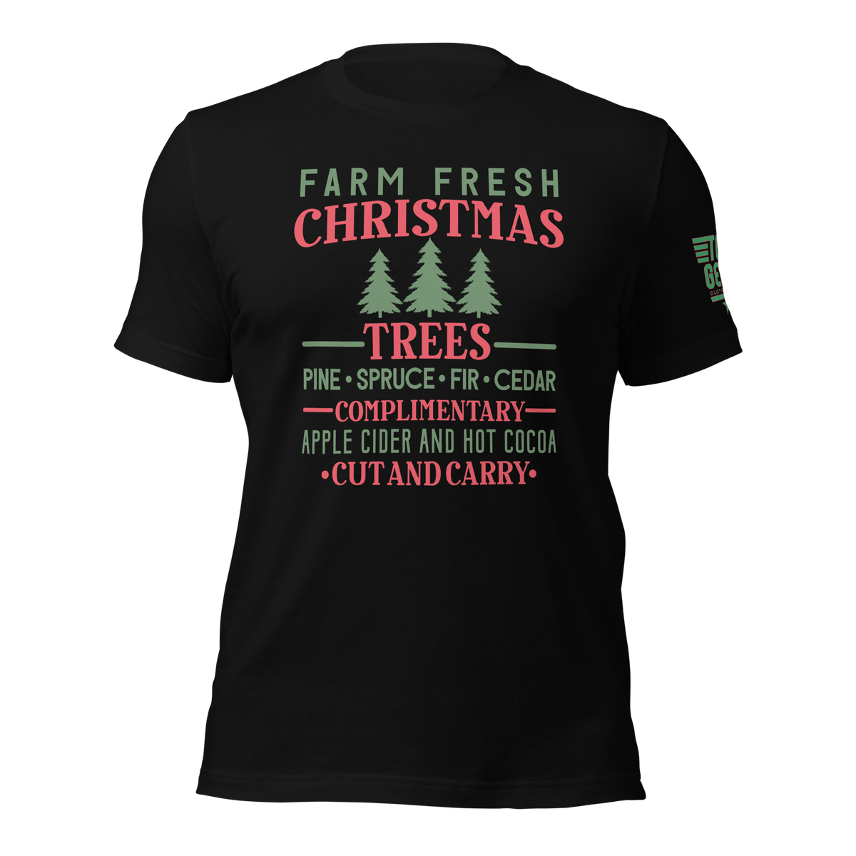 Top Gear Black / XS Farm Fresh Trees T-Shirt