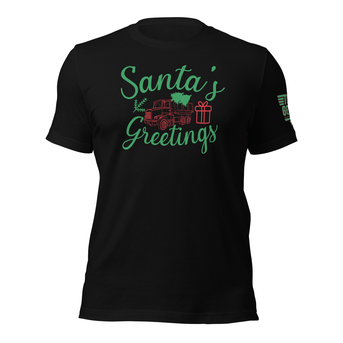 Top Gear Black / XS Santa's Greetings T-Shirt