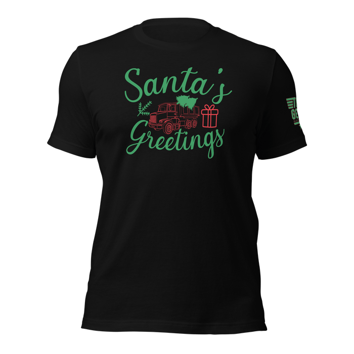 Top Gear Black / XS Santa's Greetings T-Shirt