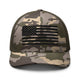 Top Gear Camo/Olive USA Black Flag Camouflage Trucker Hat