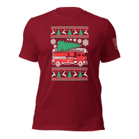 Top Gear Cardinal / XS Christmas Fire Truck T-Shirt