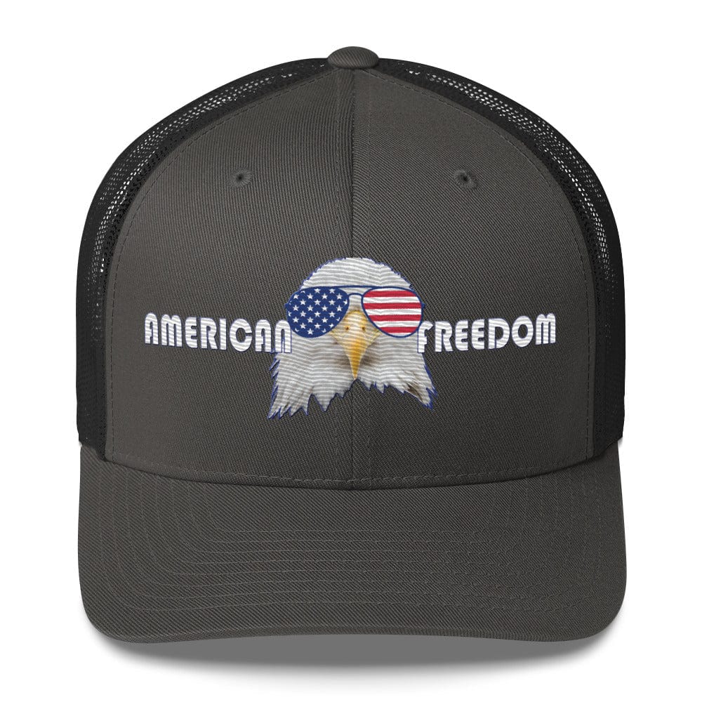 Top Gear Charcoal American Freedom Trucker Hat