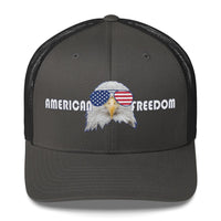Top Gear Charcoal American Freedom Trucker Hat