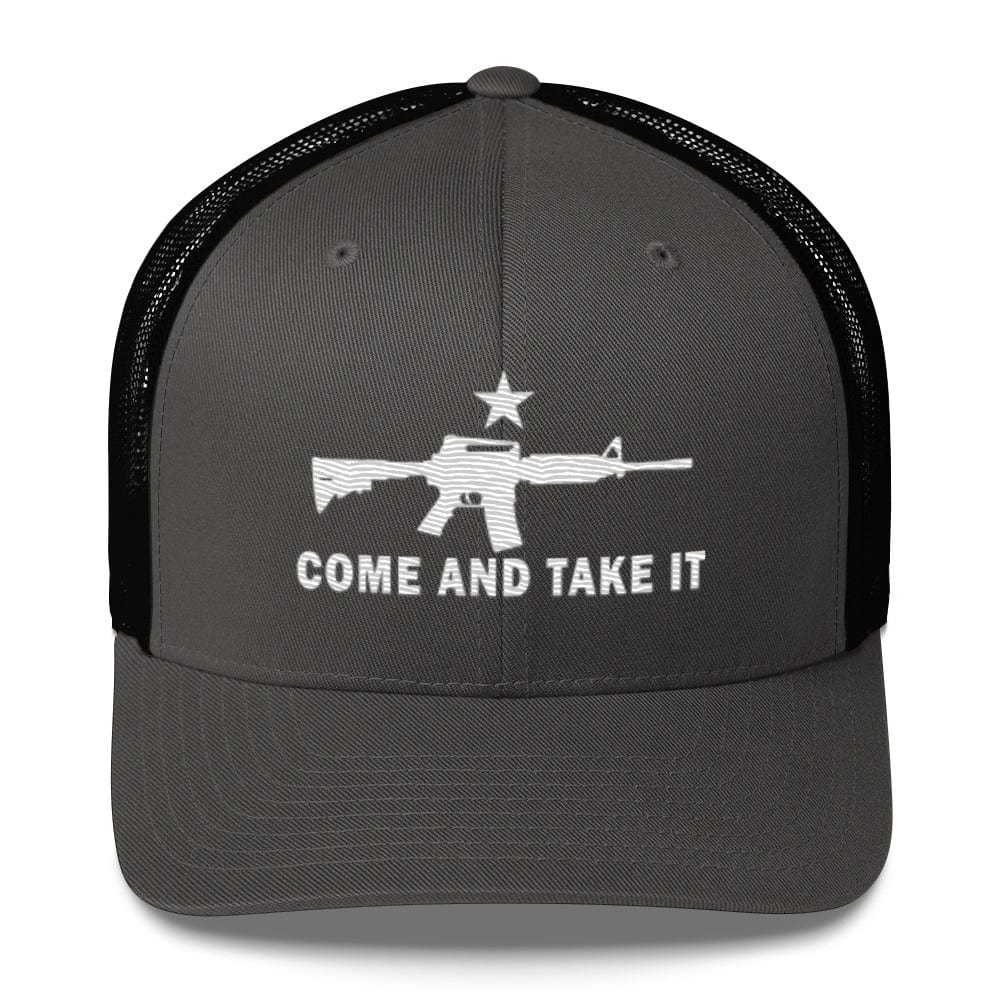 Top Gear Charcoal/ Black Come and Take It Trucker Cap