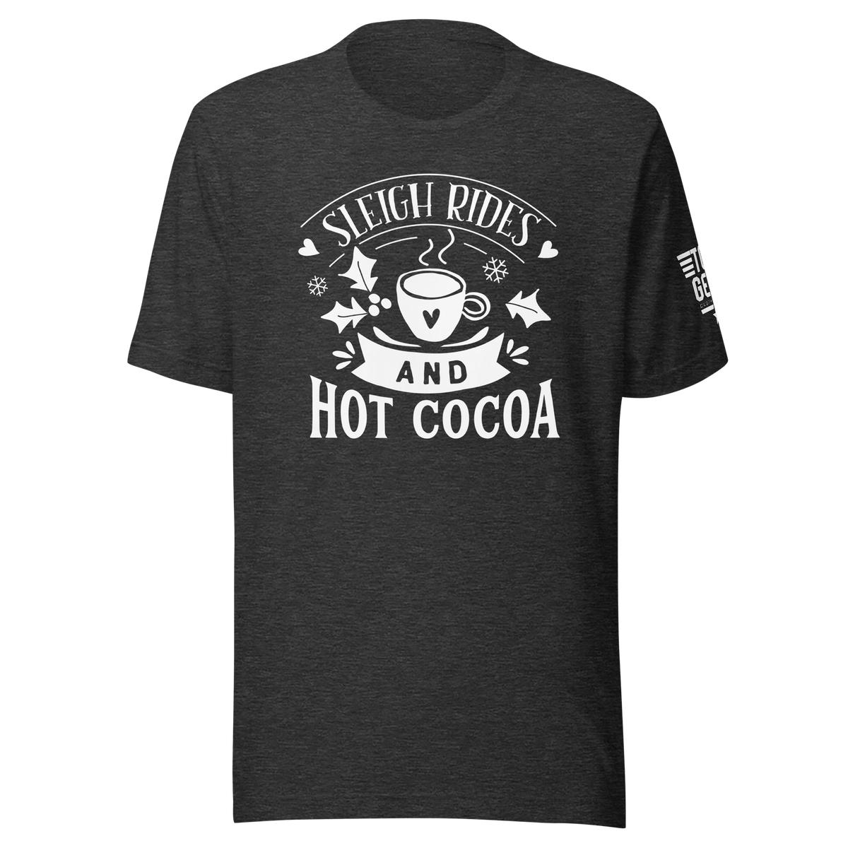 Top Gear Dark Grey Heather / XS Sleigh Rides & Hot Cocoa T-Shirt