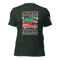 Top Gear Heather Forest / S Christmas Fire Truck T-Shirt