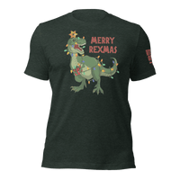 Top Gear Heather Forest / S Merry Rexmas T-Shirt