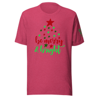 Top Gear Heather Raspberry / S Be Merry & Bright T-Shirt