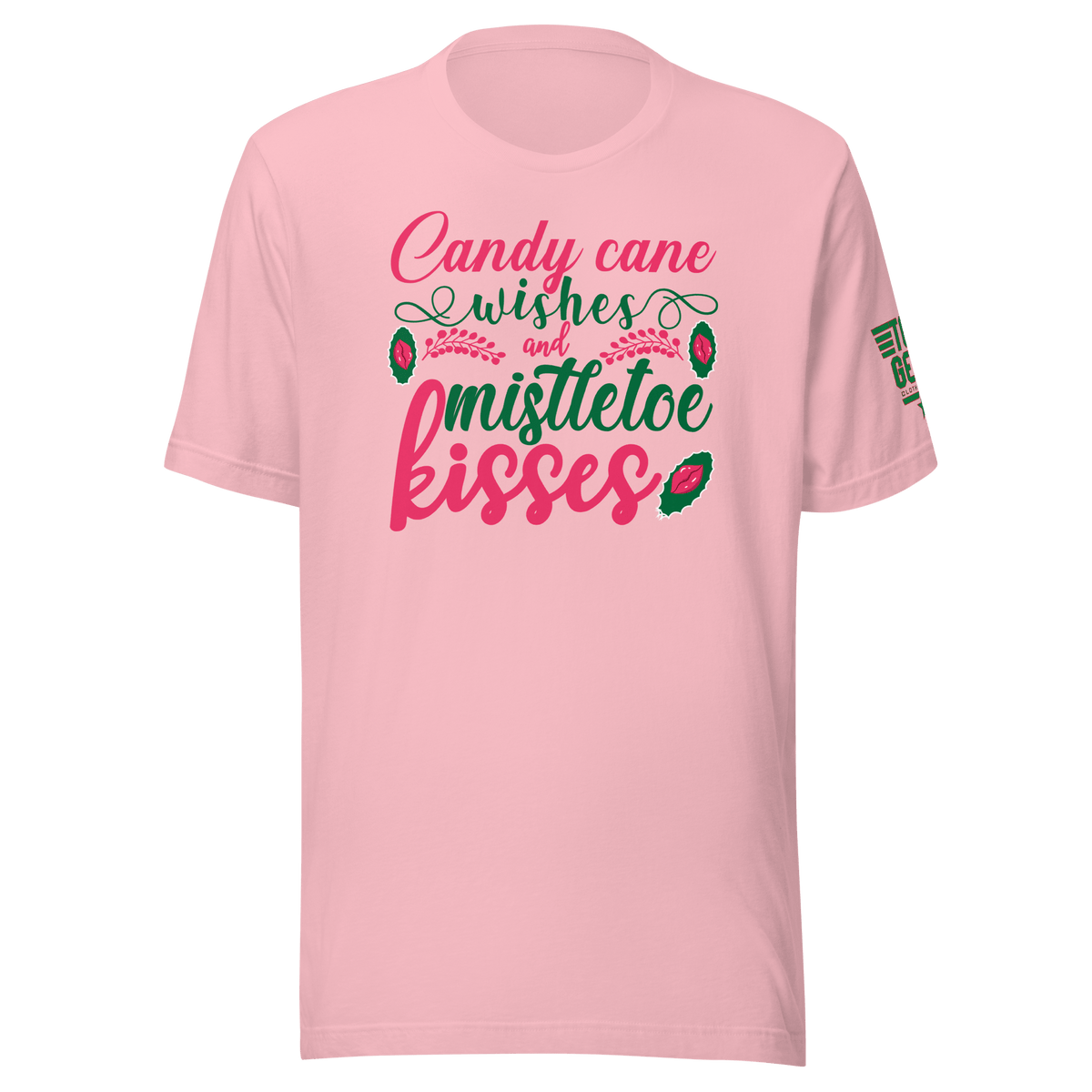 Top Gear Pink / S Candy Cane Wishes T-Shirt