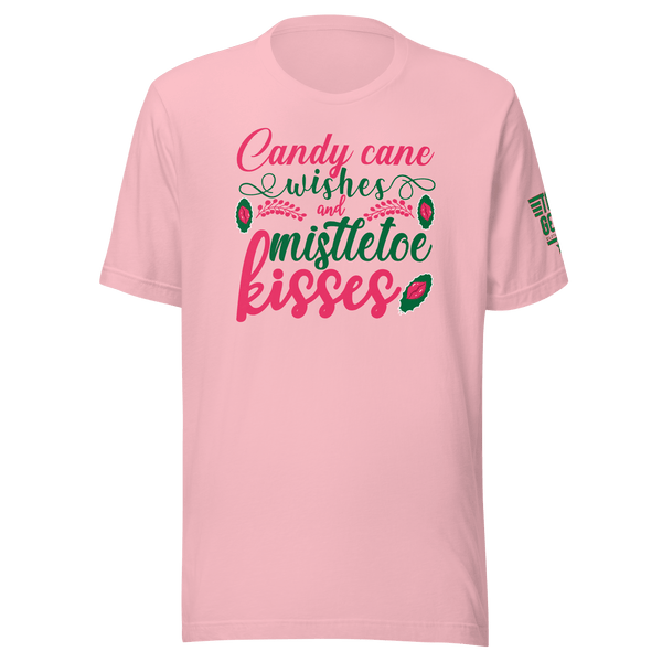 Top Gear Pink / S Candy Cane Wishes T-Shirt