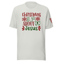 Top Gear Silver / S Christmas is All About Jesus T-Shirt