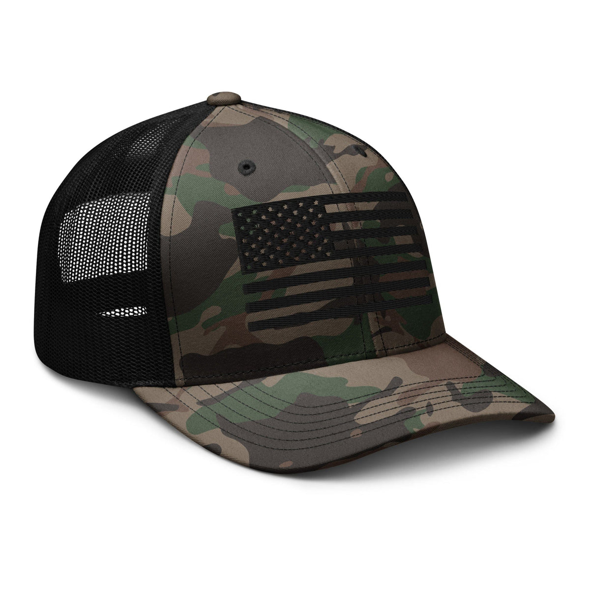 Top Gear USA Black Flag Camouflage Trucker Hat
