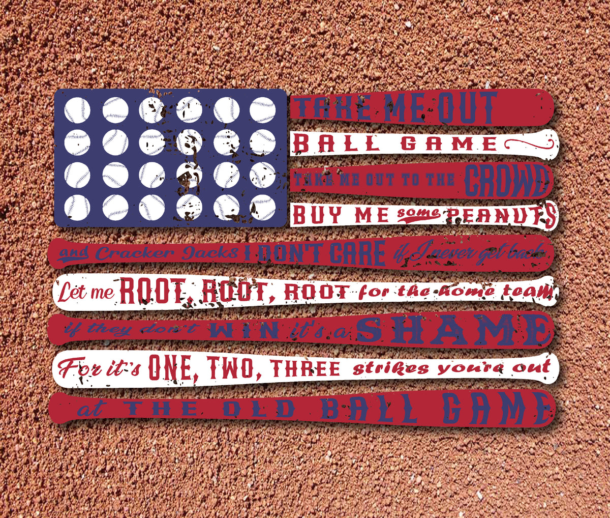 Take Me Out To The Ballgame Stainless Steel Tumbler