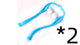 Top Gear 0 Blue 2PCS Manual massager