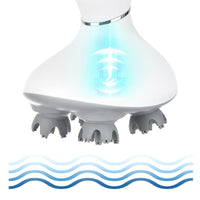 Top Gear 0 White Rechargeable Waterproof Head Massager Electric Scalp Massager