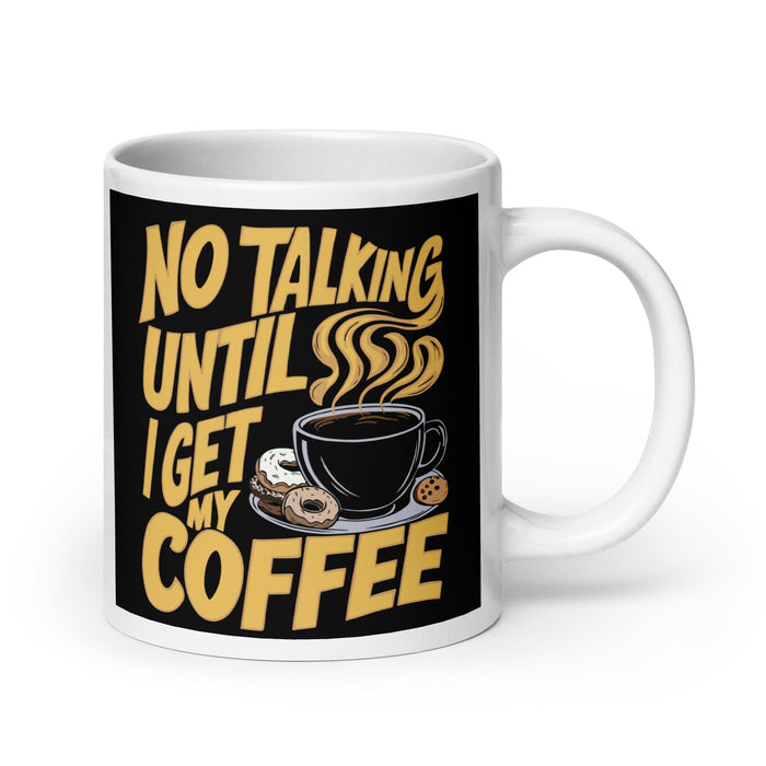 Top Gear 20 oz No Talking Until Coffee Mug