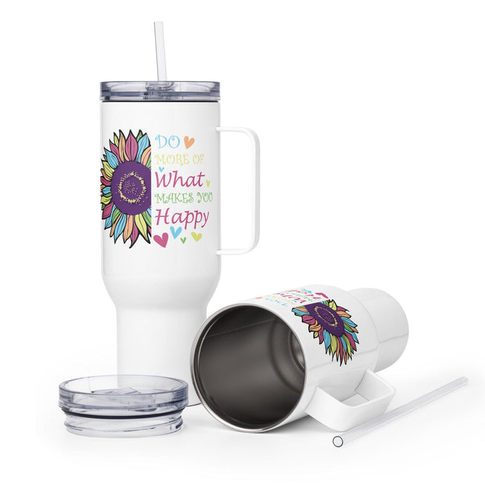 Top Gear 40 oz Do What Makes You Happy Stainless Steel Tumbler