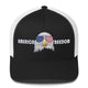 Top Gear Black/ White American Freedom Trucker Hat
