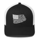 Top Gear Black/ White Betsy Ross Flag Trucker Hat