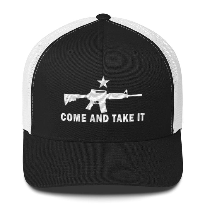 Top Gear Black/ White Come and Take It Trucker Cap