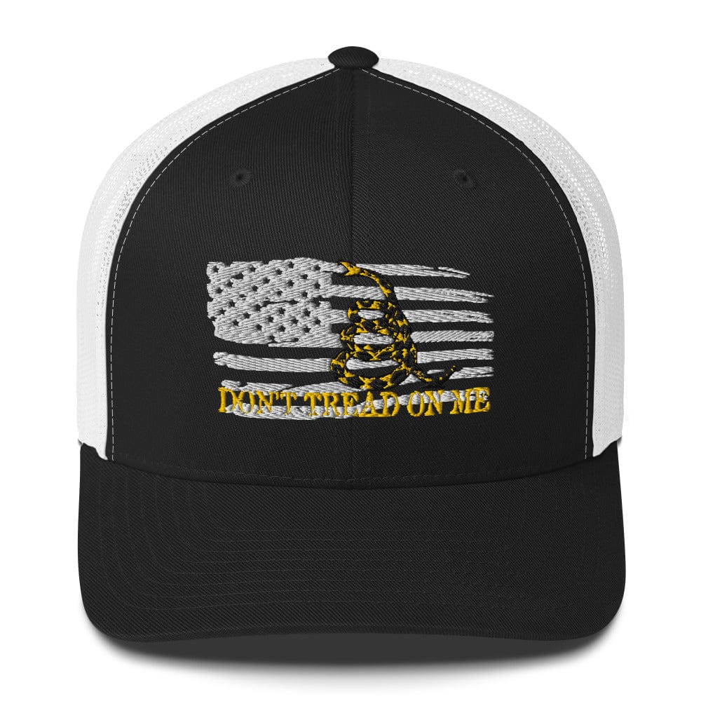 Top Gear Black/ White Don't Tread On Me Trucker Hat