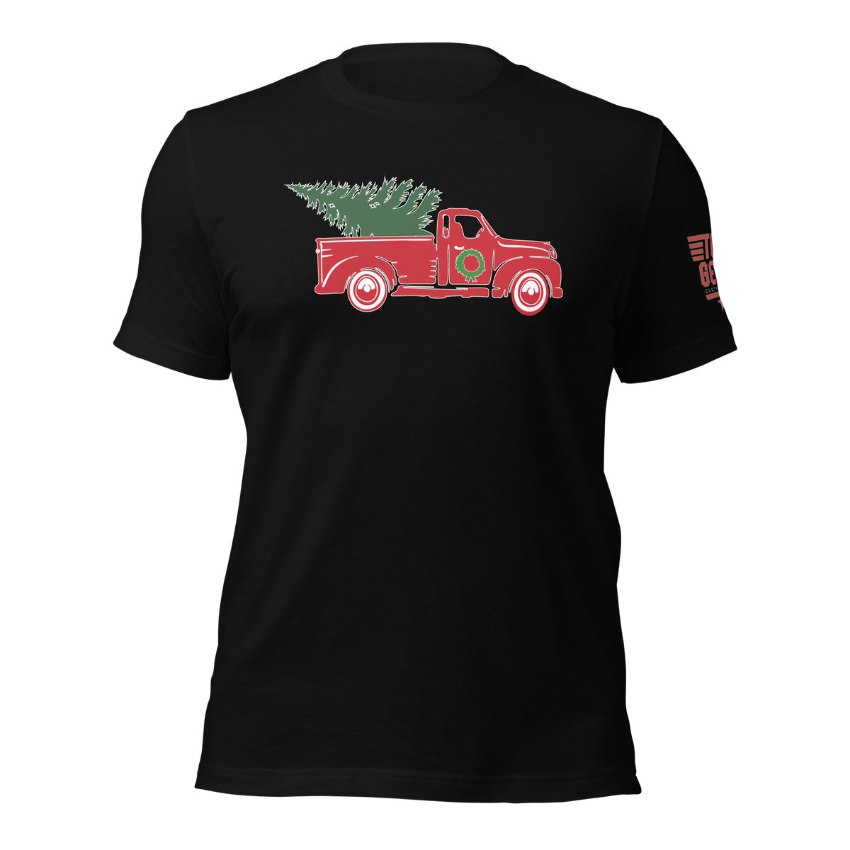 Top Gear Black / XS Christmas Pickup Truck T-Shirt