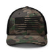 Top Gear Camo/Black USA Black Flag Camouflage Trucker Hat