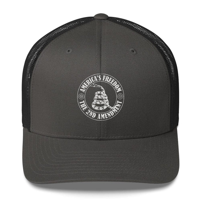 Top Gear Charcoal America's Freedom 2A Trucker Cap