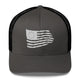 Top Gear Charcoal/ Black Betsy Ross Flag Trucker Hat