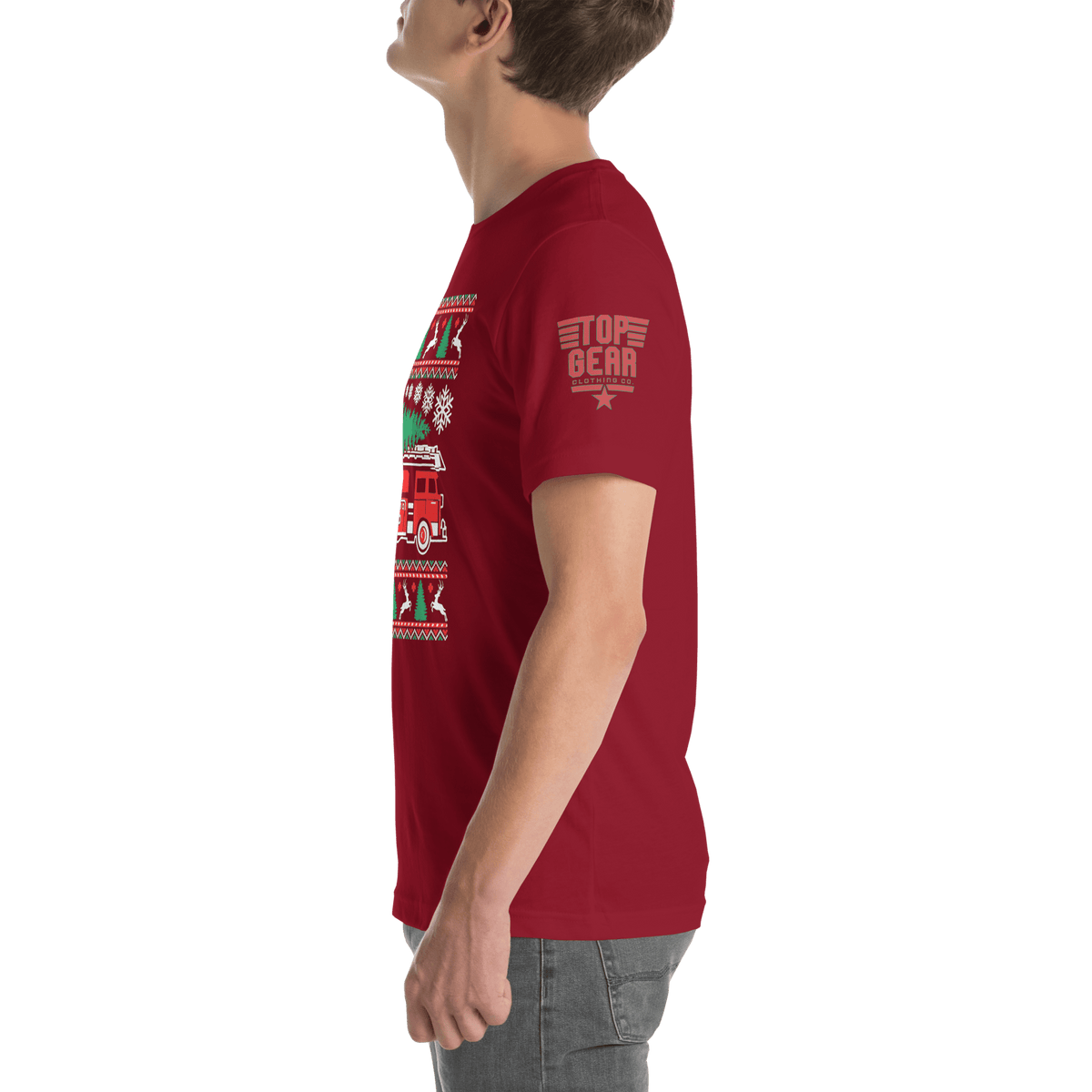 Top Gear Christmas Fire Truck T-Shirt