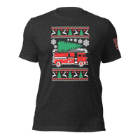Top Gear Dark Grey Heather / XS Christmas Fire Truck T-Shirt