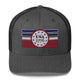 Top Gear Dark Heather Gray USA 1776 Trucker Cap