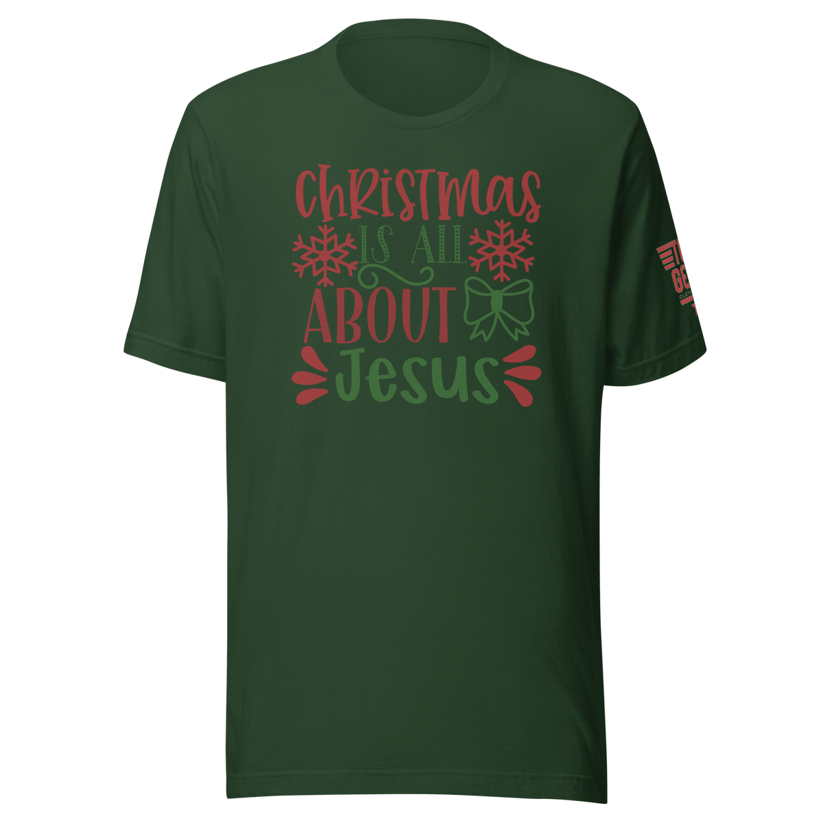 Top Gear Forest / S Christmas is All About Jesus T-Shirt
