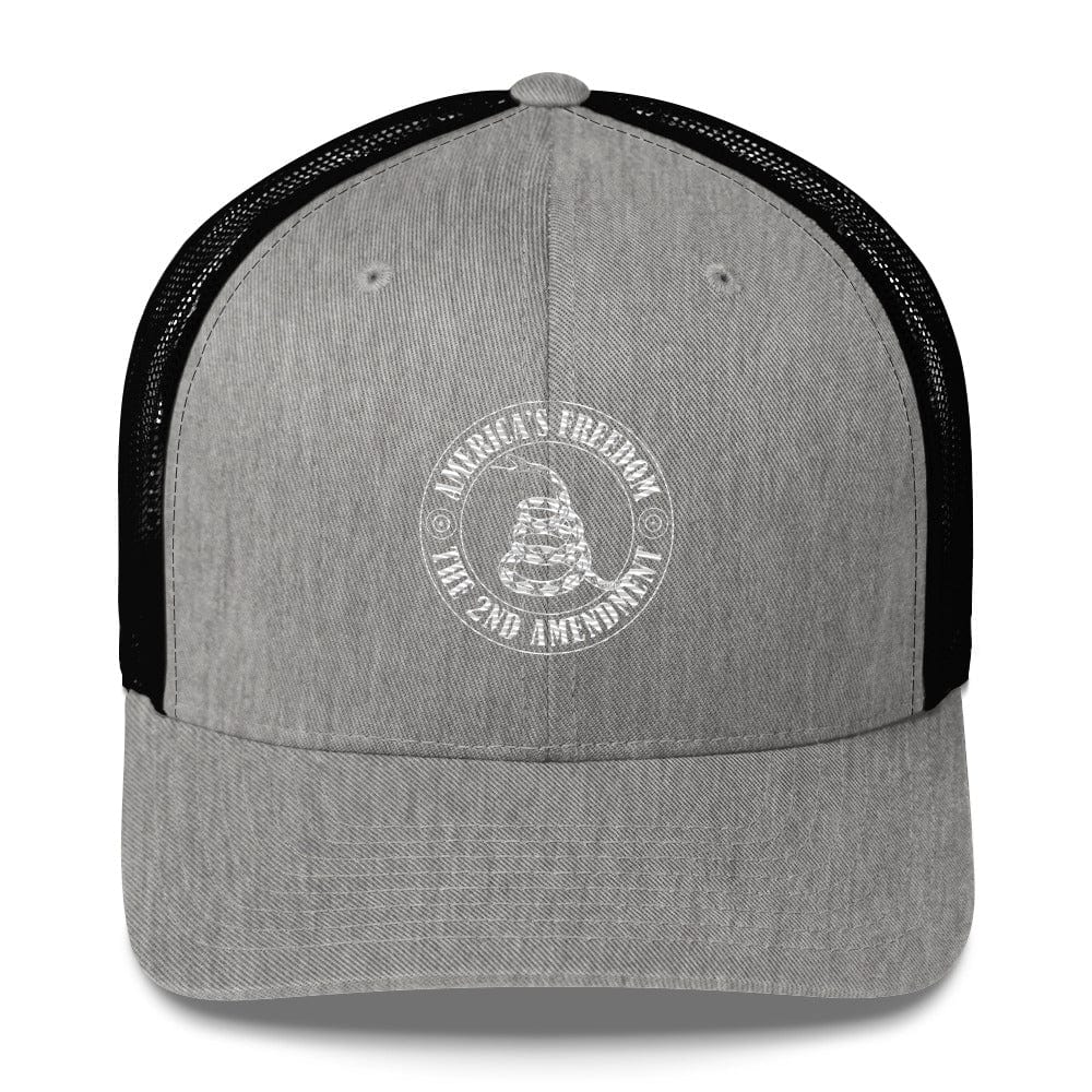 Top Gear Heather/ Black America's Freedom 2A Trucker Cap