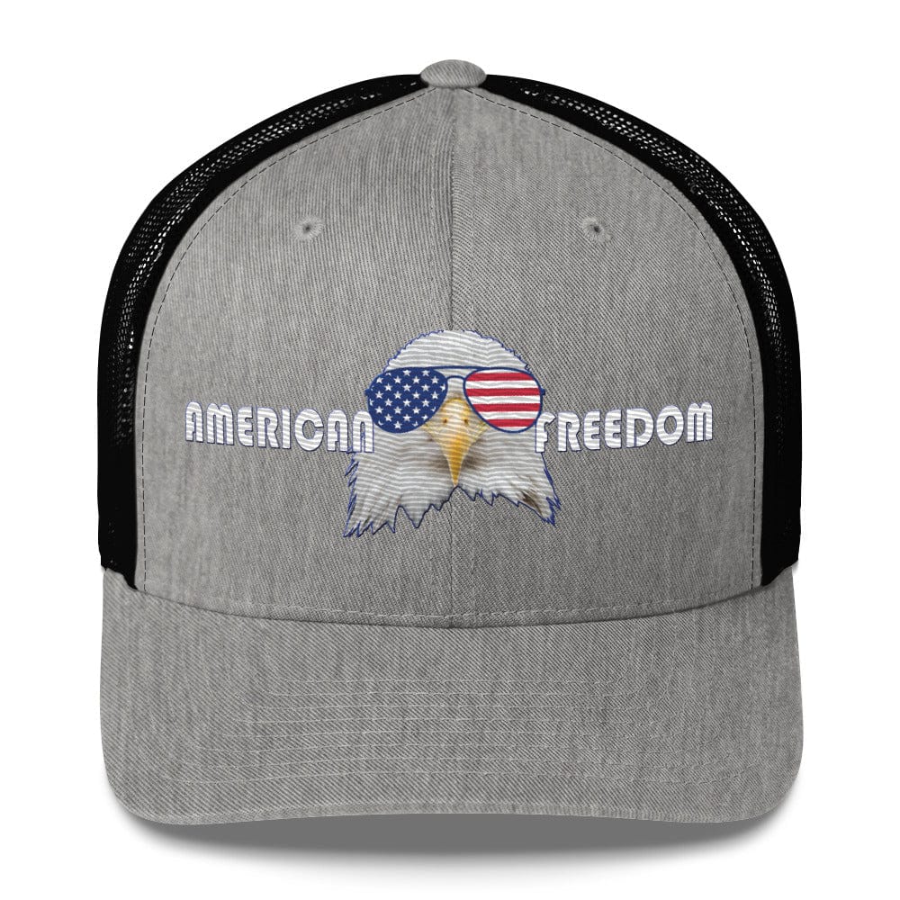 Top Gear Heather/ Black American Freedom Trucker Hat
