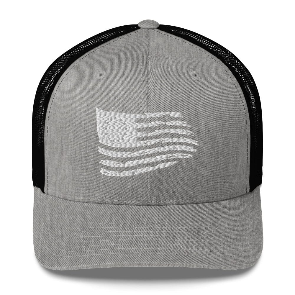 Top Gear Heather/ Black Betsy Ross Flag Trucker Hat