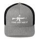 Top Gear Heather/ Black Come and Take It Trucker Cap