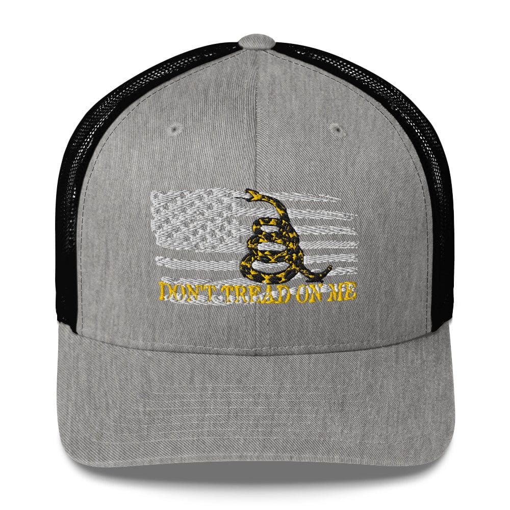 Top Gear Heather/ Black Don't Tread On Me Trucker Hat