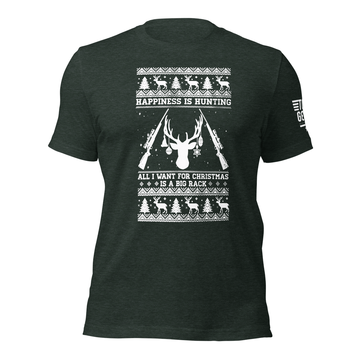 Top Gear Heather Forest / S All I Want for Christmas T-Shirt