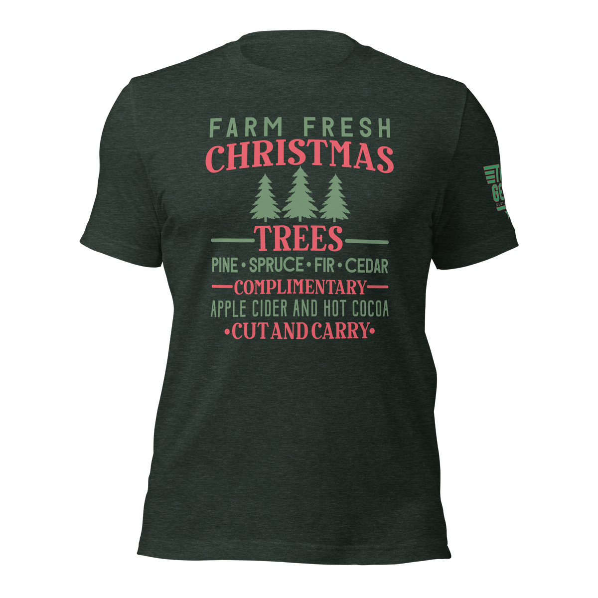 Top Gear Heather Forest / S Farm Fresh Trees T-Shirt