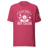 Top Gear Heather Raspberry / S Sleigh Rides & Hot Cocoa T-Shirt