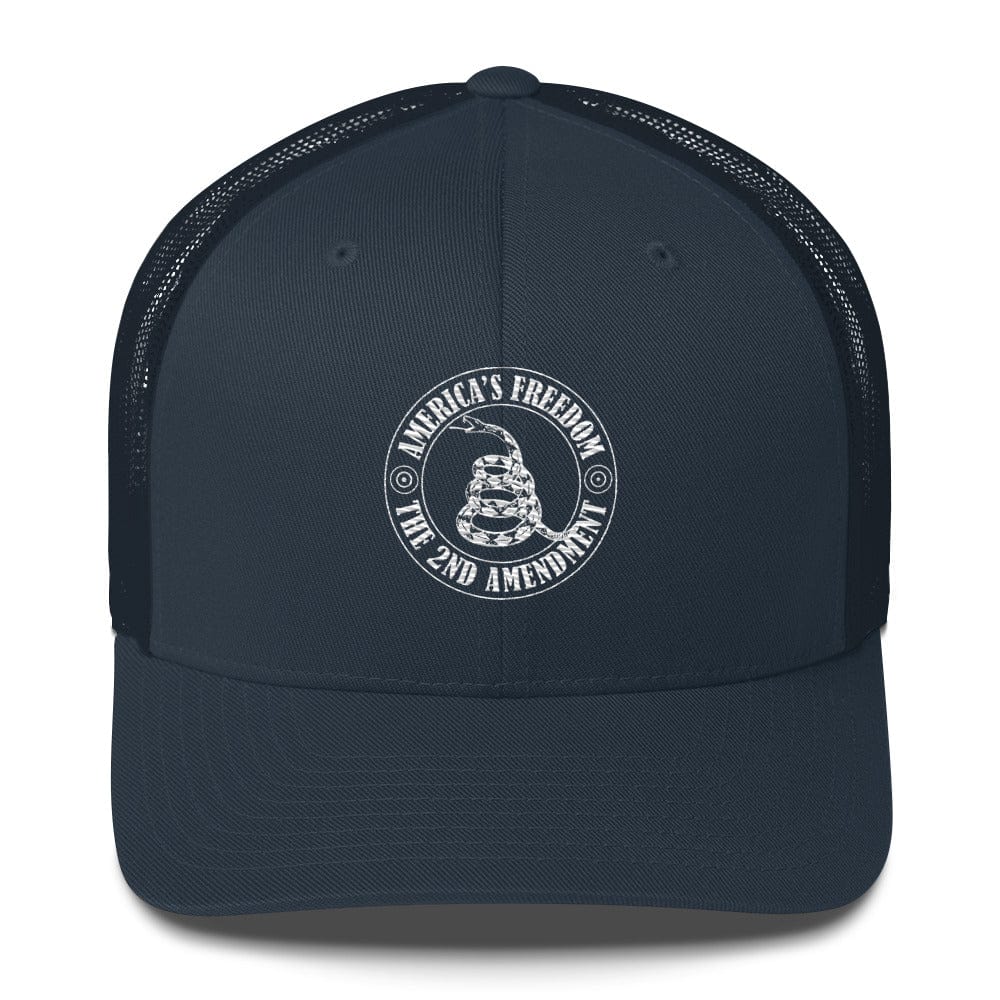 Top Gear Navy America's Freedom 2A Trucker Cap
