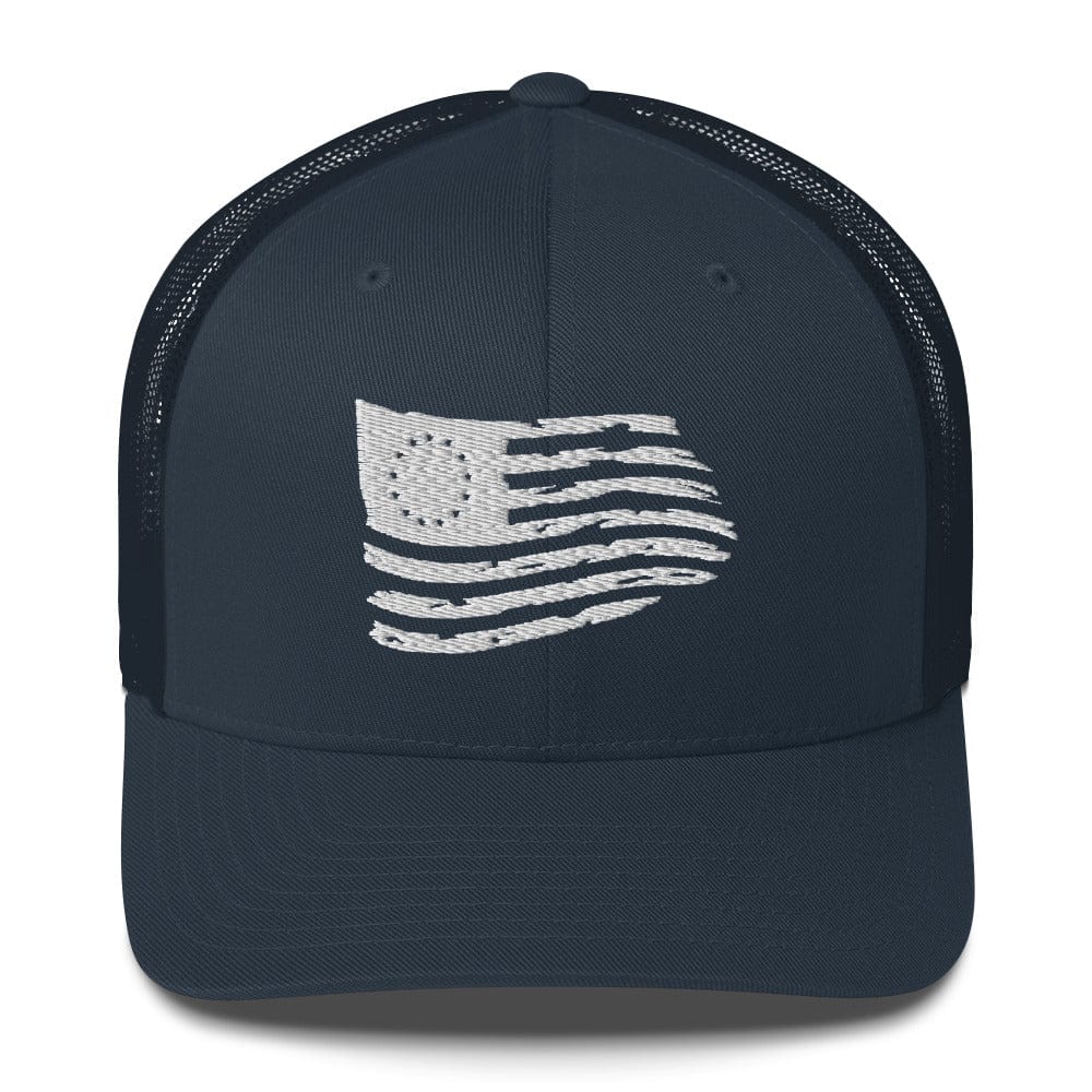 Top Gear Navy Betsy Ross Flag Trucker Hat